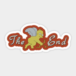 The Simpsons Spin-Off Showcase End Cupid Sticker